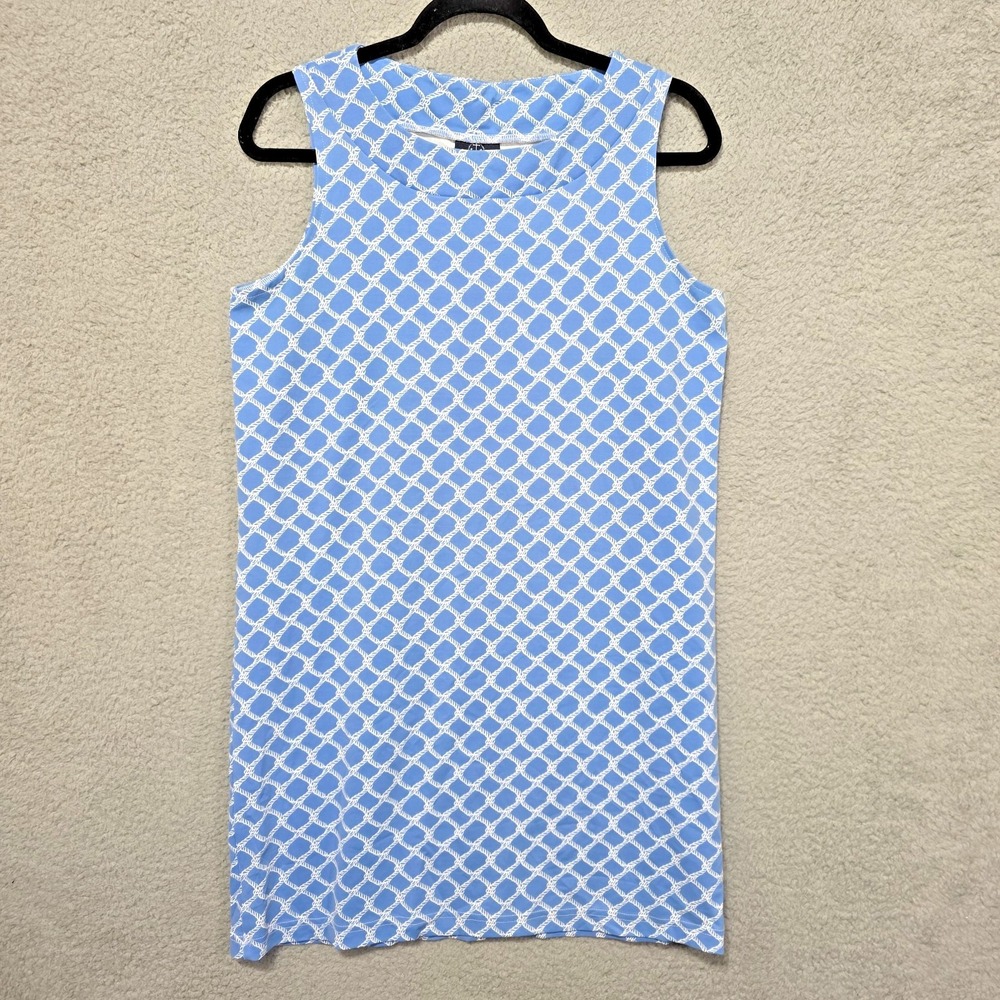 Sailor Sailor By Just Madras Womens Sleeves Nautical Stretch Dress Medium